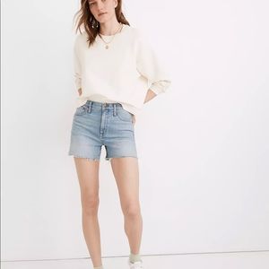 Madewell high rise denim shorts size 29